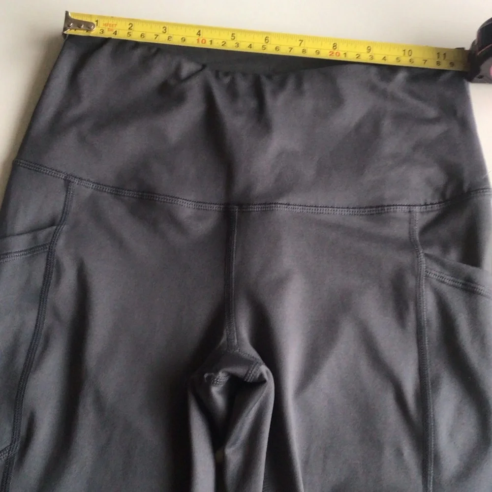 Velocity ankle leggings no sweat tru dry technology High-Waisted Gray Leggings